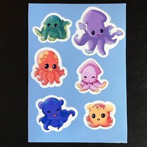 Cephalopods Sticker Sheet