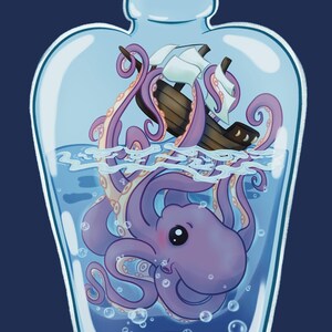Kraken/Art/Print/Art Print/Sea/8&quot;x10&quot; Print