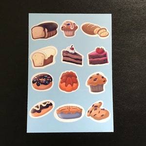 The Bakery! Sticker Sheet