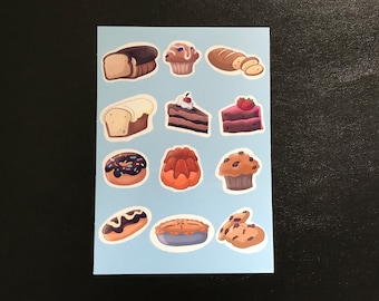 The Bakery! Sticker Sheet
