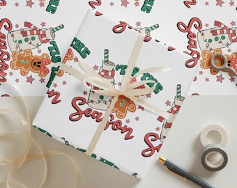 Tis the Season Mickey Gingerbread Wrapping paper sheets