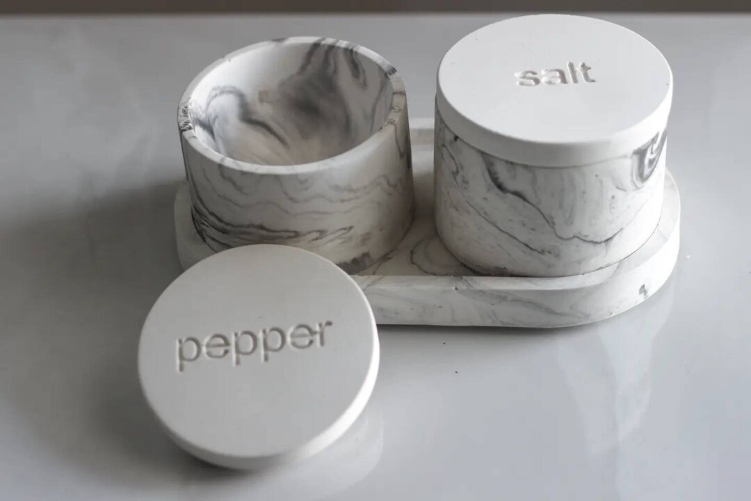 Salt and Pepper Pinch Bowl Set, Salt and Pepper Containers Etsy