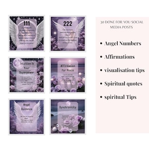 Spiritual Instagram Templates - Editable Canva Designs for Coaches - Healing Energy Posts - Mystical Social Media -master resell rights
