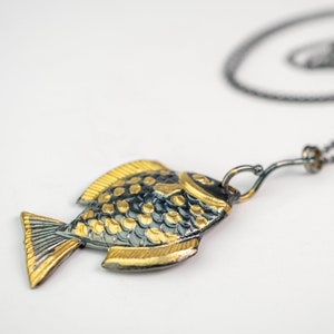 Colar de Peixe | Prata 925 | Prata kette gegen den strom | Contra a corrente