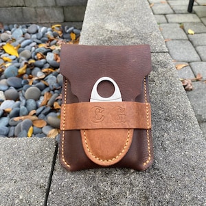 Handmade Leather Cigar Pouch