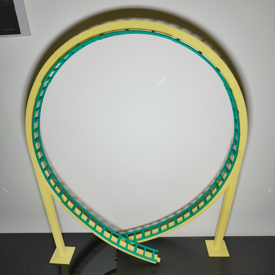 3d Printed Schwarzkopf Looping Roller Coaster Track Model - Etsy