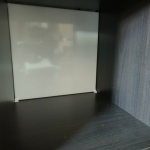 Ikea Kallax Acrylic glass panels rear Protection inserts | Cable management | Dust protection