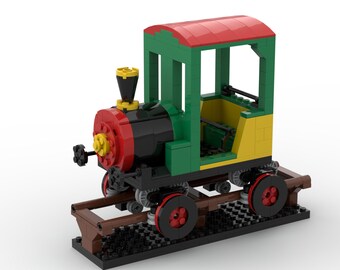 Mini wagon de train minier Pleasure Island Moc Instructions uniquement