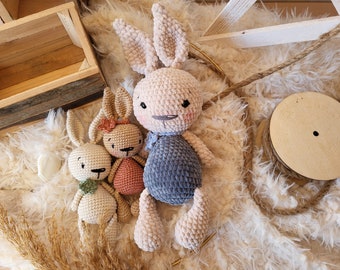 Pattern / Crochet / Crochet / Instructions / Smilla Sternenpo / Starbutt / Hase / Bunny / PDF / German / English
