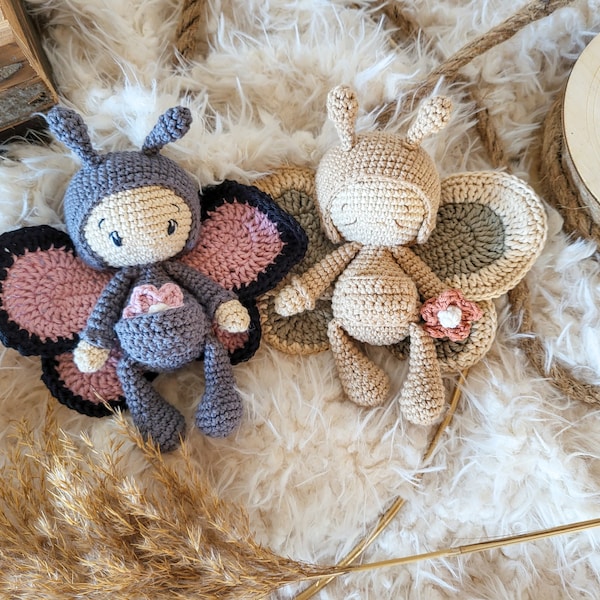 Patron au crochet Papillon Chou | bébés | PDF | Allemand