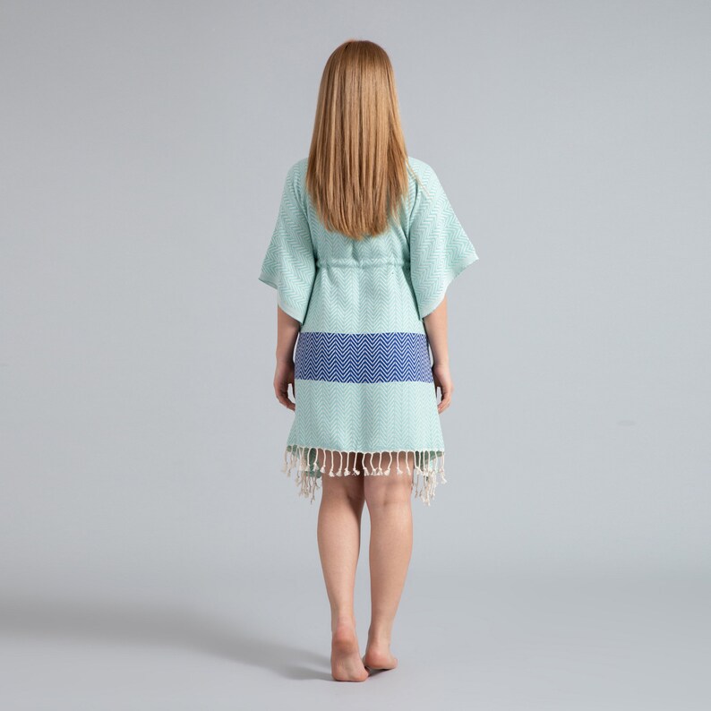 Turkish Bathrobe I Turkish Towel Robe Turkish Cotton Kimono Etsy