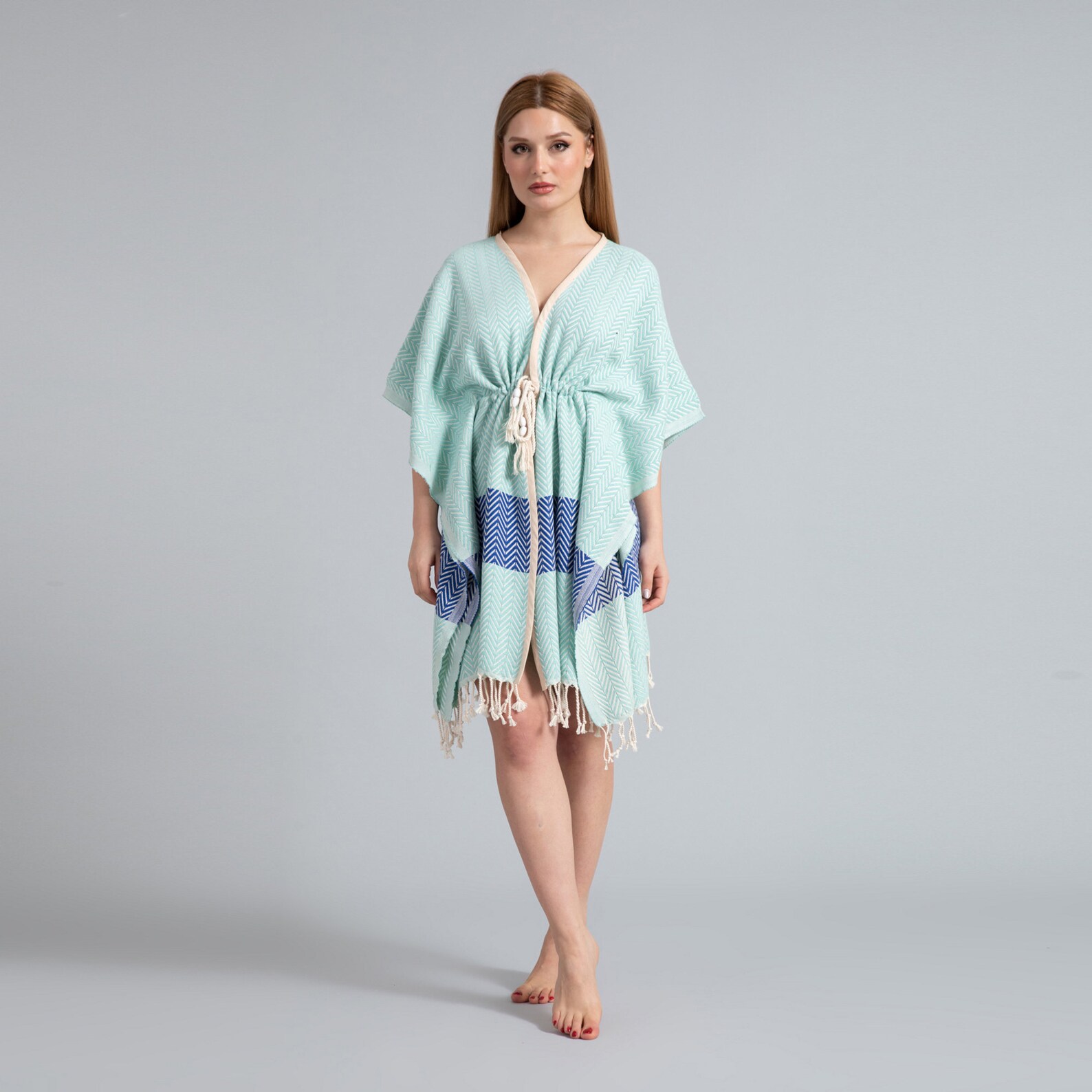 Turkish Bathrobe I Turkish Towel Robe Turkish Cotton Kimono Etsy