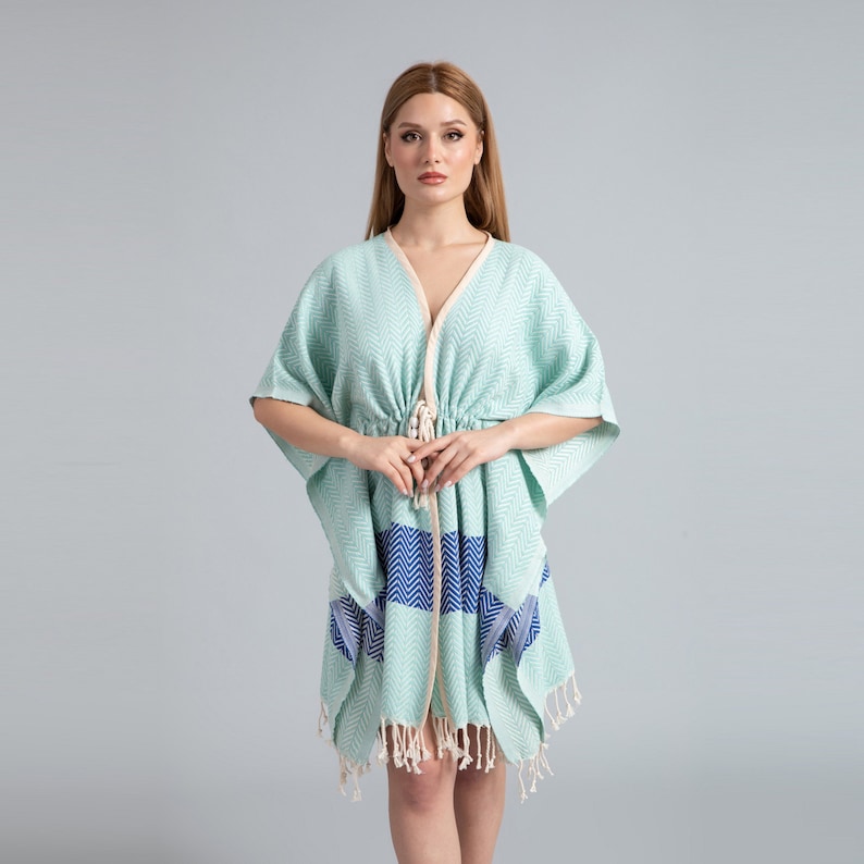 Turkish Bathrobe I Turkish Towel Robe Turkish Cotton Kimono Etsy