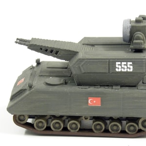Korkut Turkish Anti-Aircraft System Tank Model Kit | 28 mm / 20 mm / 15 mm Wargaming | Scale 1/100 1/87 1/72 1/64 1/56 1/48