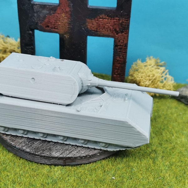 Panzerkampfwagen VIII Maus Panzer Militär unbemalt Bausatz Deutschland im Maßstab 1/100 1/87 1/72 1/64 1/56 1/48 wählbar