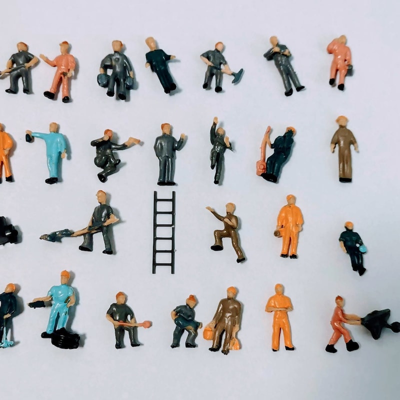 1/87 Scale People Figures - Etsy