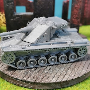 Kranvagn &quot;Emil&quot; Swedish Heavy Main Battle Tank | 28 mm / 20 mm / 15 mm for Bolt Action Wargaming | Scale 1/100 1/87 1/72 1/64 1/56 1/48