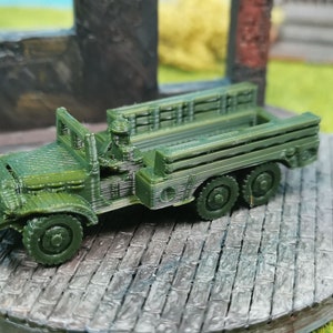 Dodge WC 63 Truck Military Truck unpainted kit US Army Military Model in scale 1/100 1/87 1/72 1/64 1/56 1/48 selectable