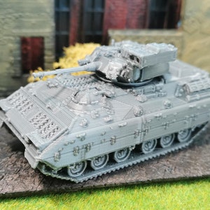 Maquette de véhicule de combat d&#39;infanterie M3 Bradley de l&#39;armée américaine | Wargaming 28 mm / 20 mm / 15 mm | Échelles 1/100, 1/87, 1/72, 1/64, 1/56, 1/48