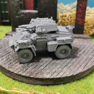 FV721 Fox Armoured Car Radpanzer Panzer Militär unlackiert 3D Druck Bausatz Modell im Maßstab 1/100 1/87 1/72 1/64 1/56 1/48 wählbar