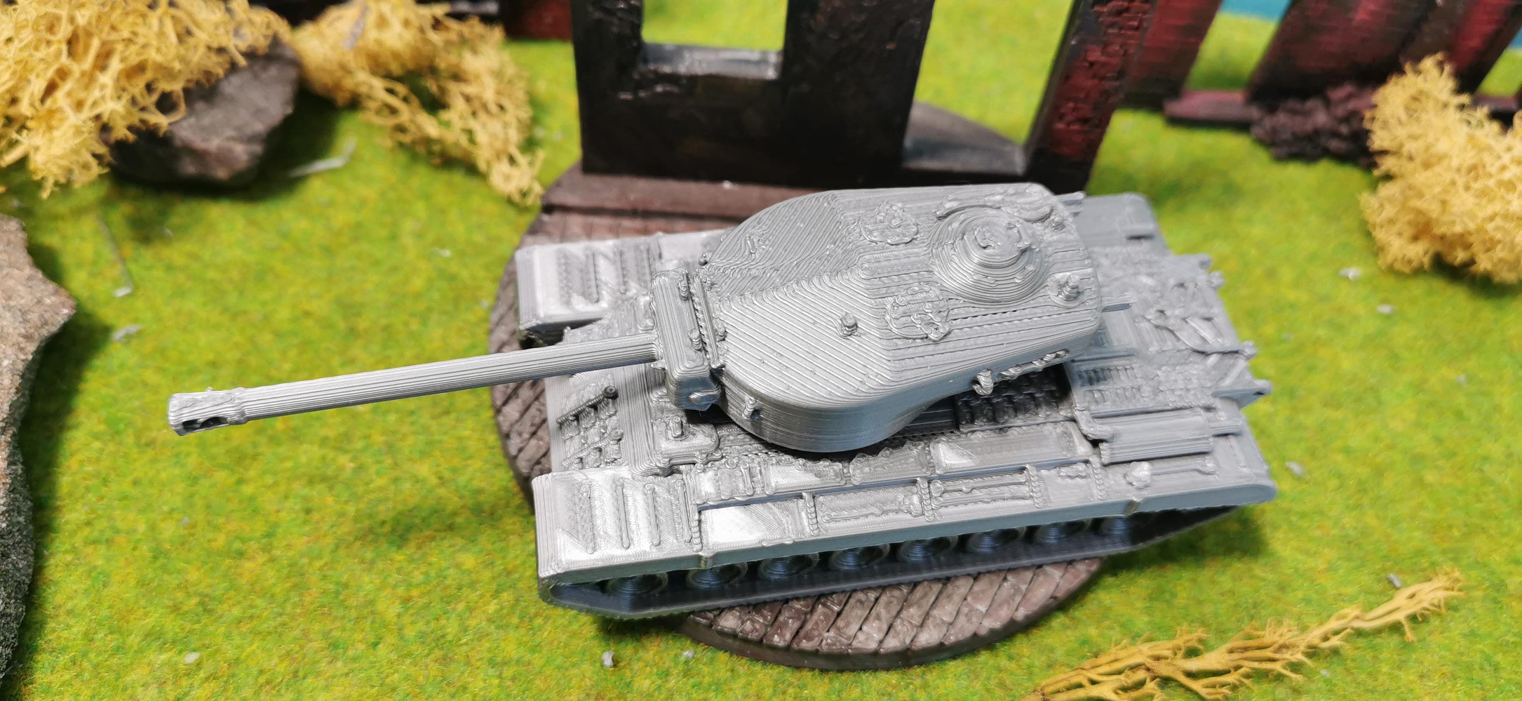 T30重戦車（アメリカ軍用）未塗装3Dプリントモデルキット スケール1