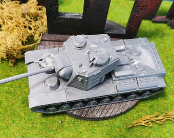 Modello Carro Armato Russo KV-5 In Scala 1:87 - Stampato In 3D Non Dipinto