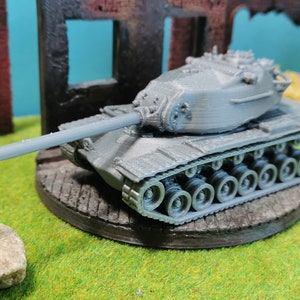 Modelbouwpakket van een zware tank uit de VS, de M103 | Amerikaanse MBT Koude Oorlog | 3D-geprint oorlogsspelmodel 1/100 1/87 1/72 1/64 1/56 1/48