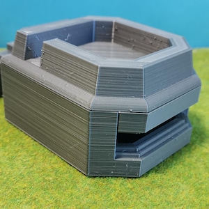 Duitse bunker Normandië WO II diorama modelbouwset | Schaal 1/87 1/72 | Ongeverfd FDM 3D-printen | Historisch model voor diorama&#39;s