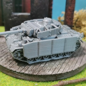 Modellino 3D 1/72 Panzer III Tipo E (tedesco) Carro Comando - Non Verniciato, Artigianale - Foto 6