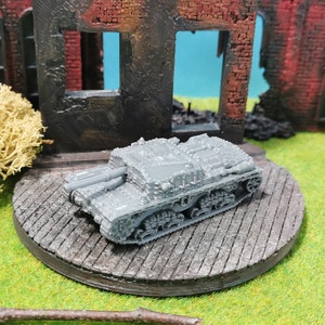 Modèle d&#39;impression 3D du char M42 Semovente, Italie, Seconde Guerre mondiale, à l&#39;échelle 1/100, 1/87, 1/72, 1/64, 1/56, 1/48, sélectionnable