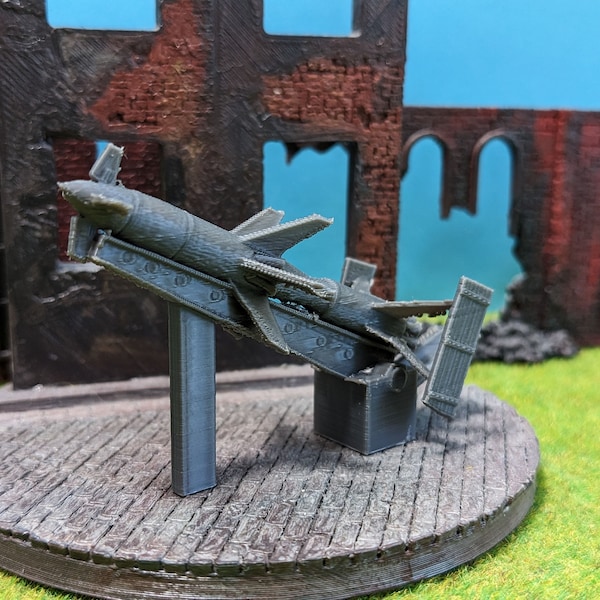 Rheintochter R1 anti-aircraft missile German WW2 prototype rocket as a kit model scale 1/100 1/87 1/72 1/64 1/56 1/48 or 28 mm