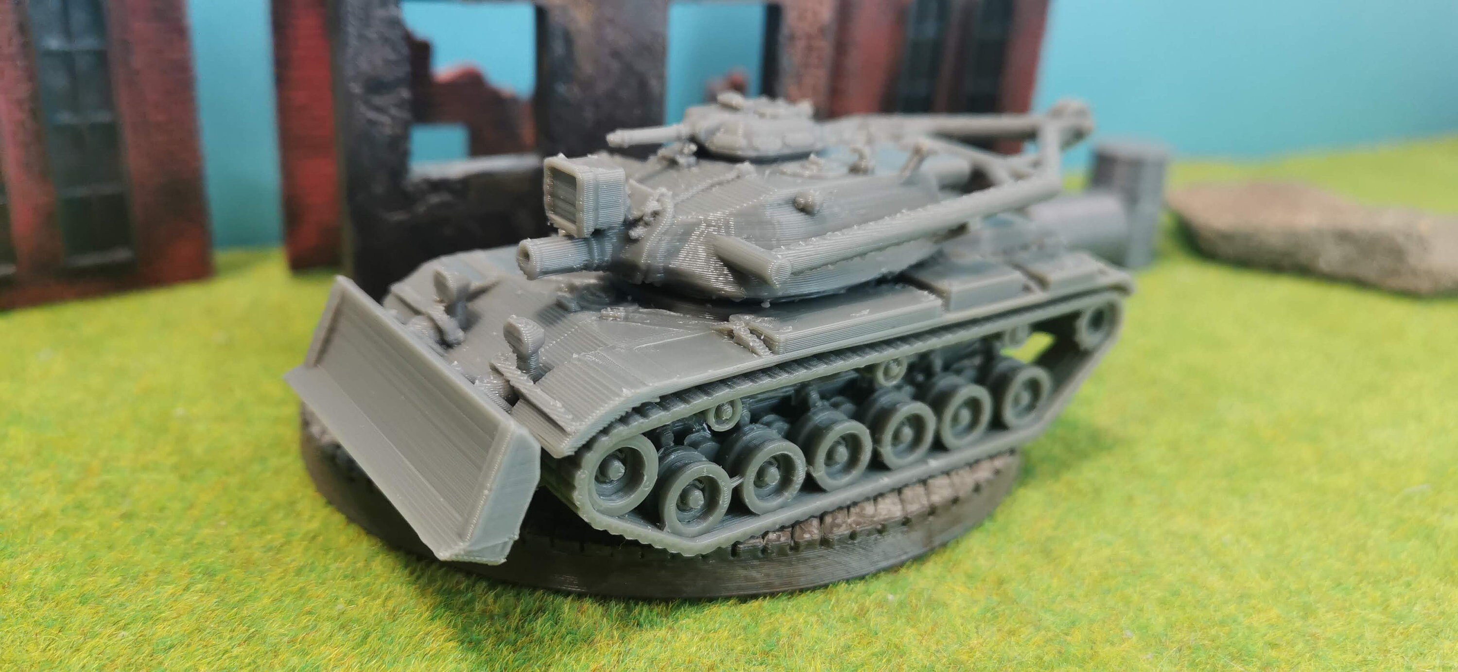 Modello Carro Armato M728 Combat Engineer Vehicle Scala 1:87 – Stampato In 3D PLA+