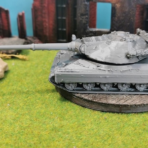 60TP Lewandowskiego Polish Heavy Tank Prototype | 3D Model Kit for Wargaming | Scale 1/100 1/87 1/72 1/64 1/56 1/48