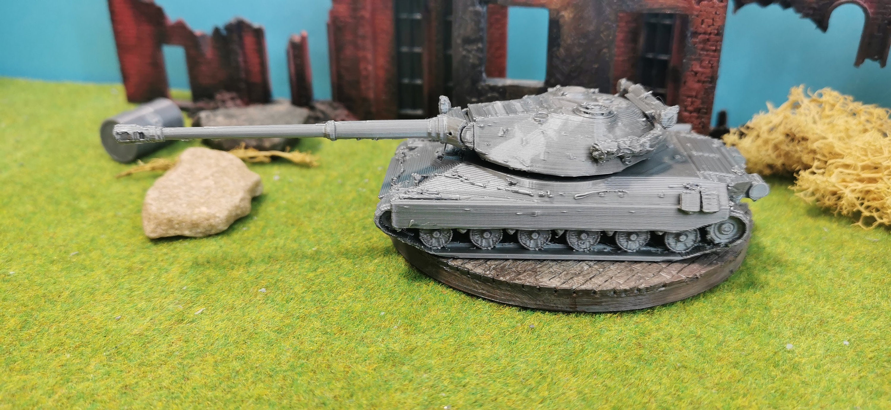 1/35 ポーランド 60TP 重戦車 3Dプリント 未組立 60TP Lewandowskiego Polish Heavy Tank Prototype | 3D Model Kit for