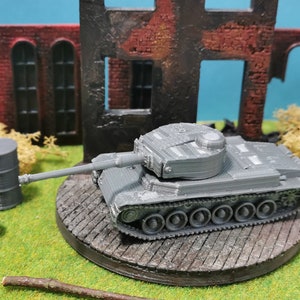 Panzerkampfwagen VK 30.01 P schwerer Panzer Militär unlackiert 3D Druck Bausatz Modell Deutsch Deutschland 1/87 1/72 1/64 1/56 1/48