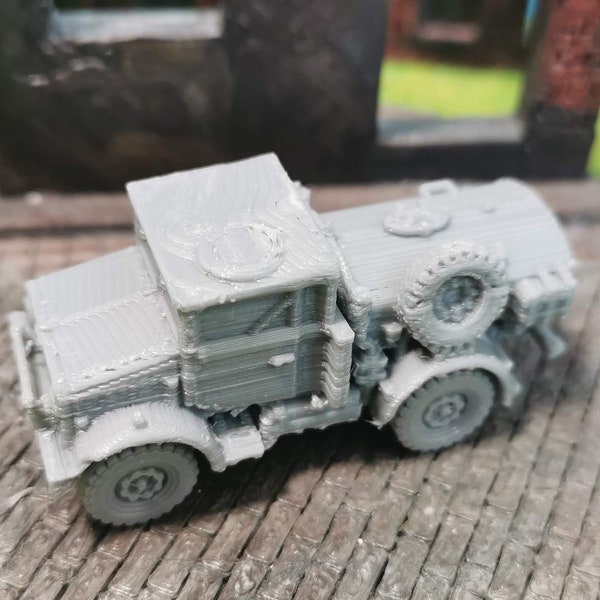 Bedford MWC LKW Tanker "geschlossen" Truck Militär UK Modell als Bausatz im Maßstab 1/100 1/87 1/72 1/64 1/56 1/48 oder 28mm, 20mm, 15mm