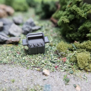 Buitendiorama met barbecuegrill - Verschillende schalen