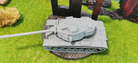 T110E5 Heavy US Tank Prototype Unpainted 3D Print Model Kit in