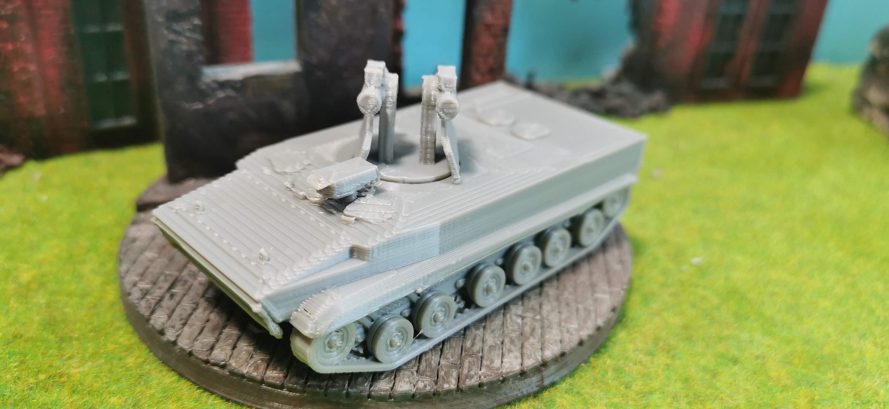 Bmp Tank Engine Model BMP 3 Russian Tank Destroyer as a Model Kit | 28 Mm / 20 Mm / 15 Mm ...