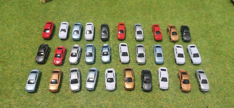 10 or 20 Pieces Model Cars Model Cars for Model Making 1:200 or 1/220 ...