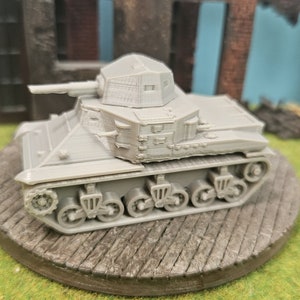 M2 Medium US Tank Militair ongeverfd 3D-printmodel WOT in schaal 1/100 1/87 1/72 1/64 1/56 1/48 selecteerbaar