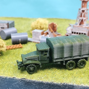 GMC CCkW 353 US military truck as model kit | 28 mm / 20 mm / 15 mm for Flames of War Wargaming | Scale 1/100 1/87 1/72 1/64 1/56 1/48