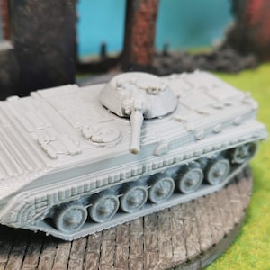 Véhicule de combat d&#39;infanterie russe BMP 1 en kit | 28 mm / 20 mm / 15 mm pour Team Yankee Wargaming | Échelles 1/100, 1/87, 1/72, 1/64, 1/56, 1/48