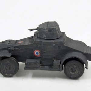Laffly AMD 80 Frans pantservoertuig als modelbouwpakket | 28 mm / 20 mm / 15 mm Wargaming | Schaal 1/100 1/87 1/72 1/64 1/56 1/48