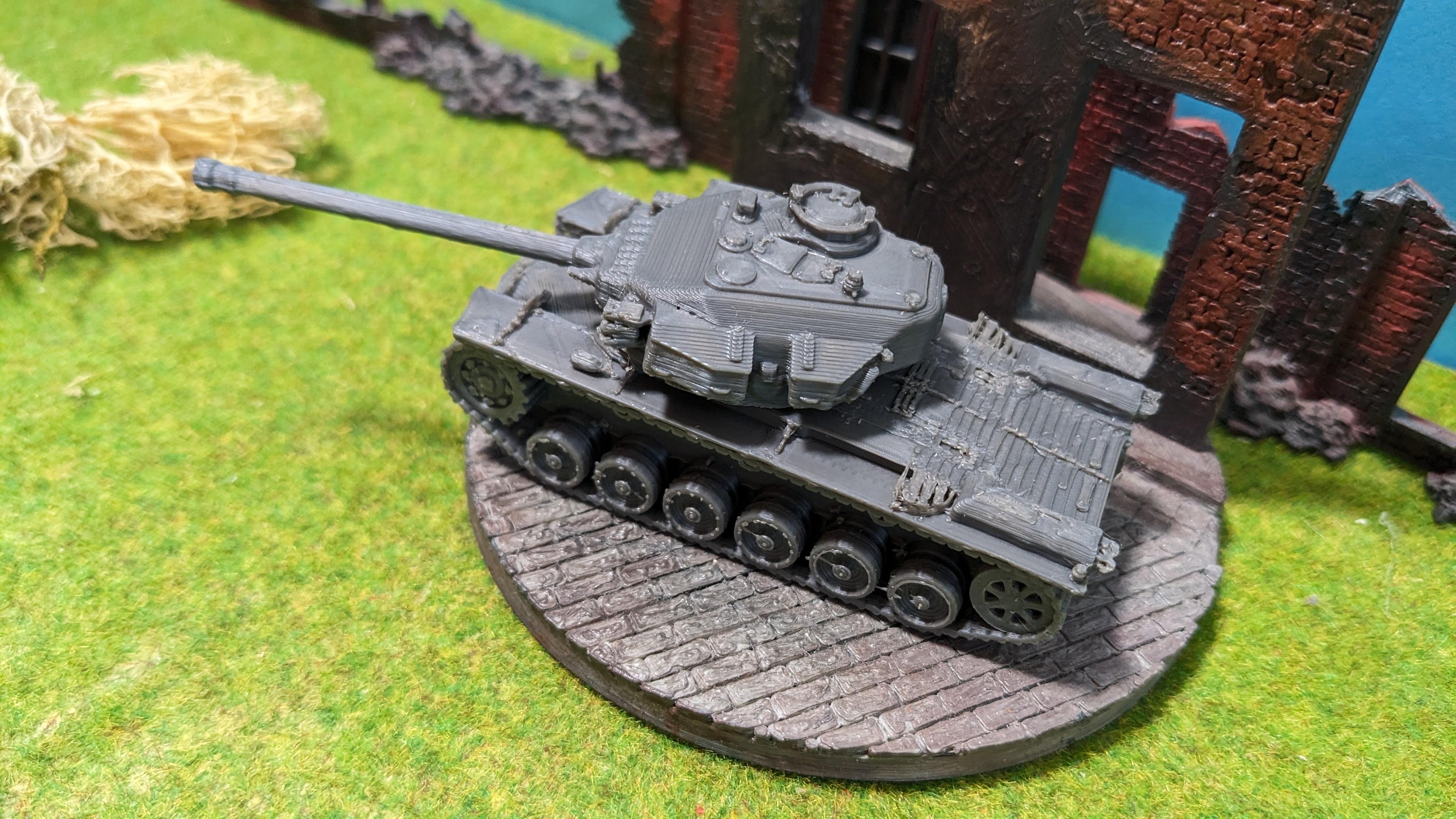 STRV K Swedish Assault Gun Tank Model | 28 Mm / 20 Mm / 15 Mm for Bolt ...