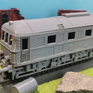 German WW2 Diesel Locomotive D311 Axis Powers Train Heavy Loco Model Kit 1/87 1/72 Rare
