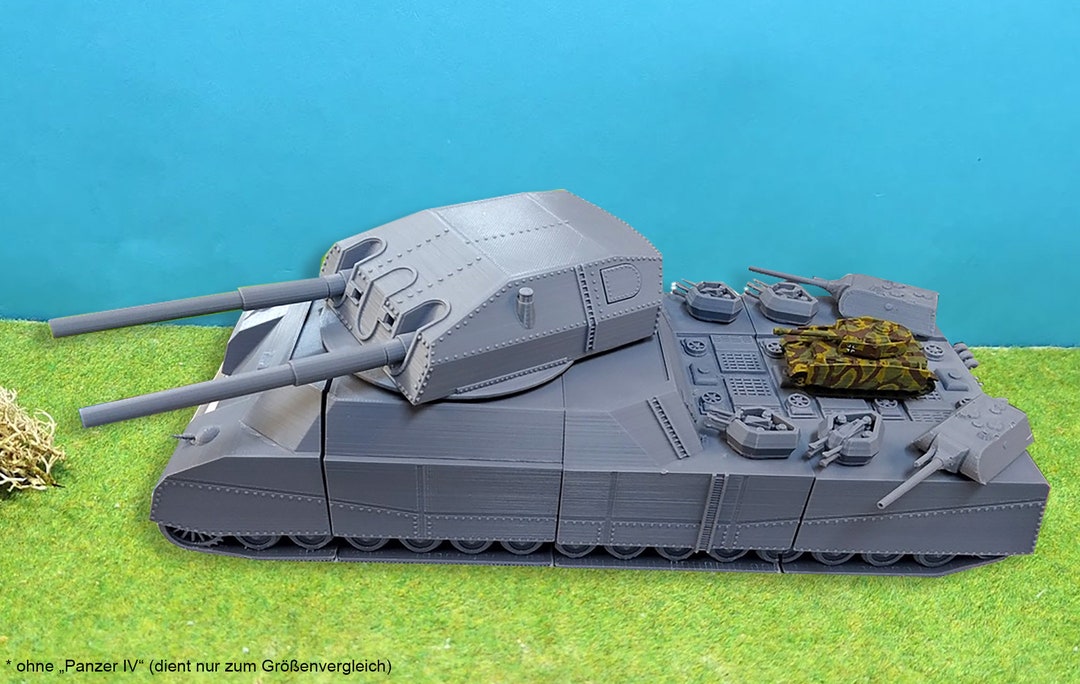 Landkreuzer P. 1000 "ratte" Gigantic German Prototype Tank Kit | 15mm ...