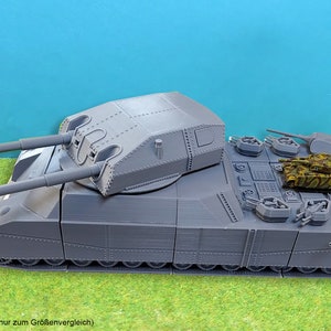 Landkreuzer P. 1000 &quot;Ratte&quot; Gigantic German Prototype Tank Kit | 15 mm for Wargaming | Scale 1/100 or 1/87
