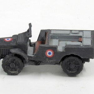 Laffly V 15 T französischer Geländewagen als Modell Bausatz | 28mm / 20mm / 15mm für Bolt Action Wargaming in 1/100 1/87 1/72 1/64 1/56 1/48