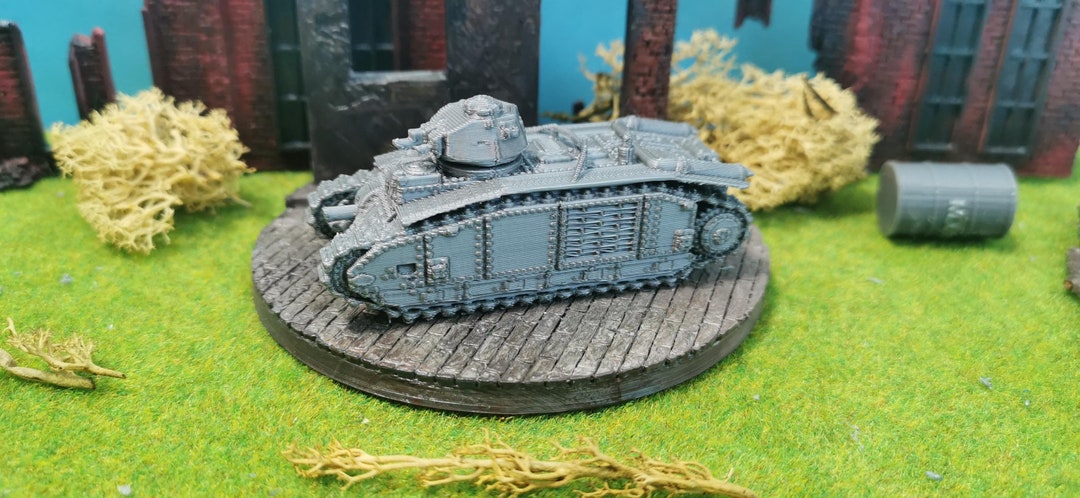 Maquette Char B1 Bis 1936 AL.BY 1/35 Métal – Occasion En Boîte